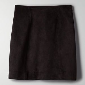 Babaton Suede mini skirt size 8